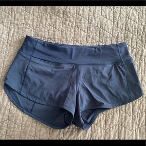 Navy size 4 lululemon speed shorts. Worn once